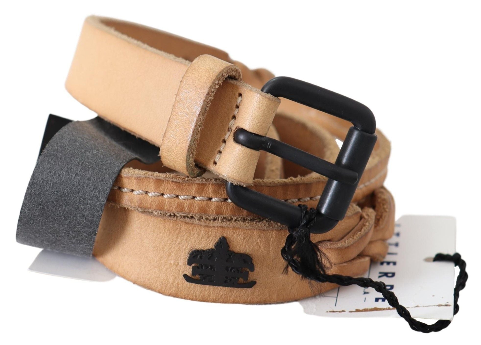 Scervino Street Eleganter brauner Ledergürtel