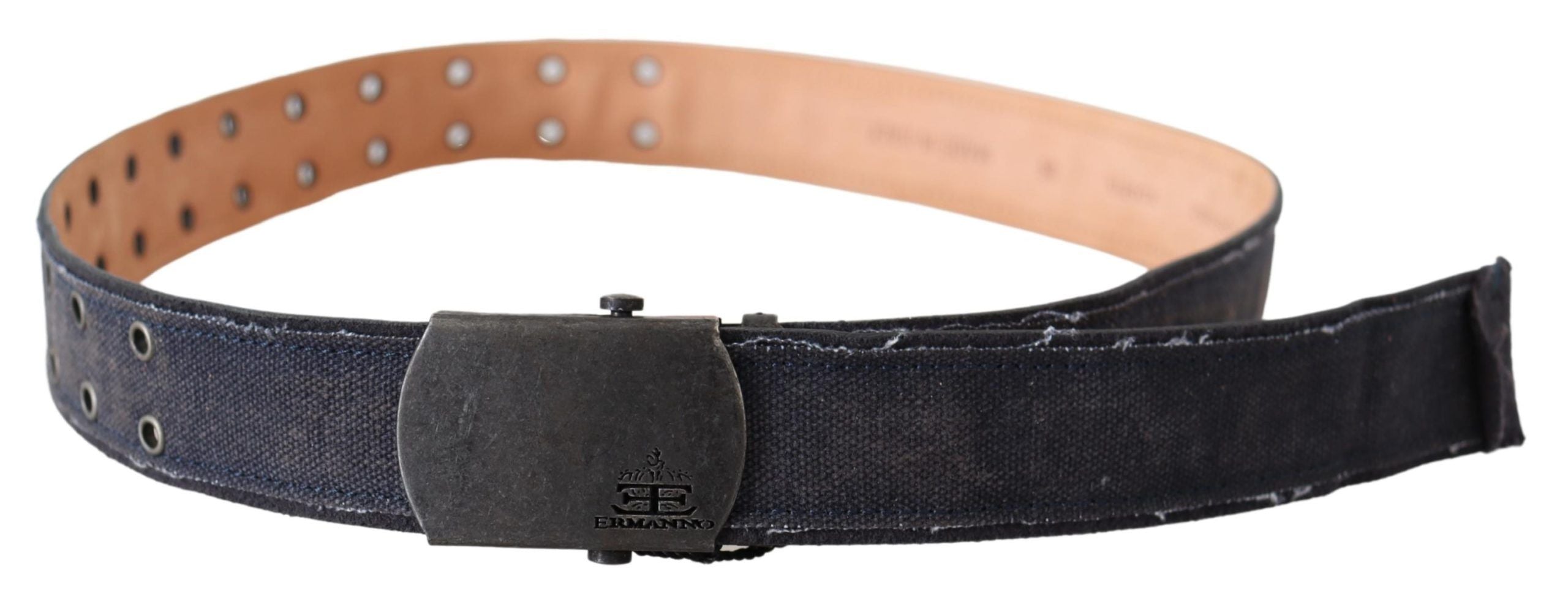 Ermanno Scervino Chic Taillengürtel aus blauem Leder
