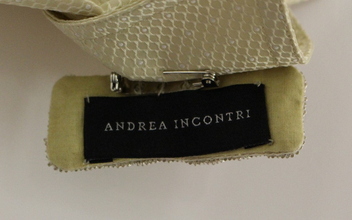 Andrea Incontri Elegantes beiges Blusen-Tanktop