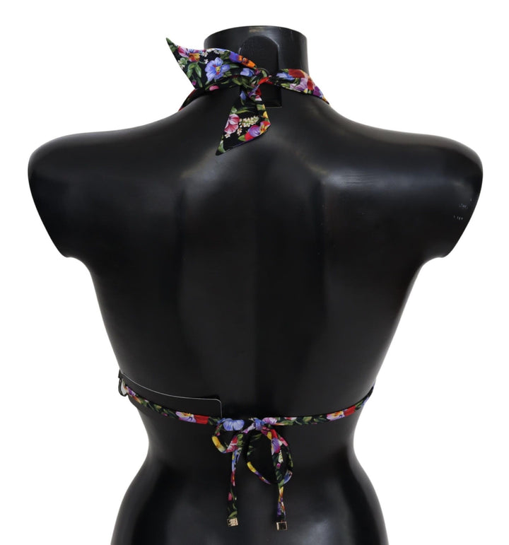 Dolce &amp; Gabbana Schickes Bikinioberteil mit Blumenmuster