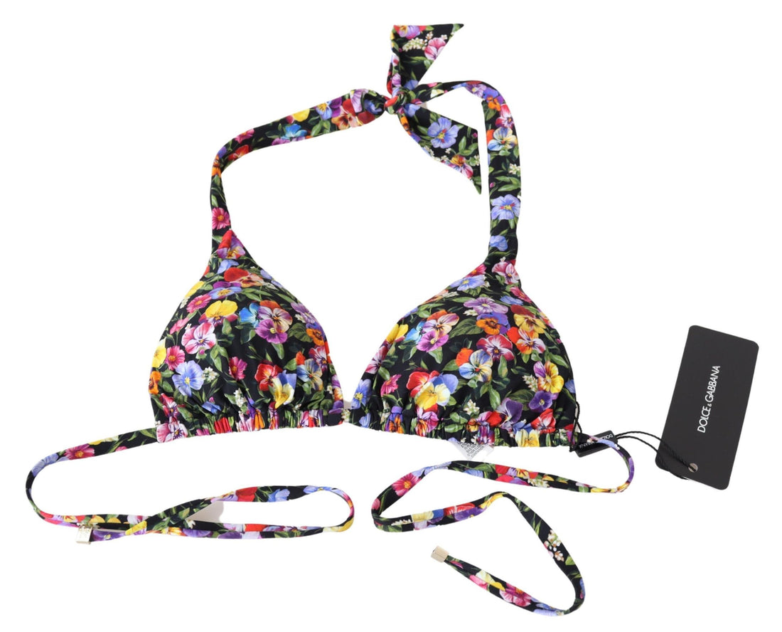 Dolce &amp; Gabbana Schickes Bikinioberteil mit Blumenmuster