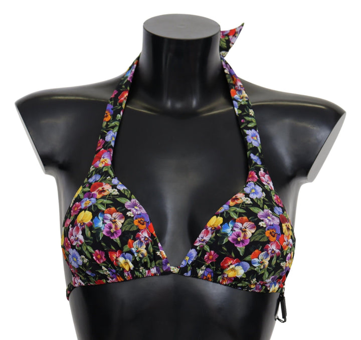 Dolce &amp; Gabbana Schickes Bikinioberteil mit Blumenmuster