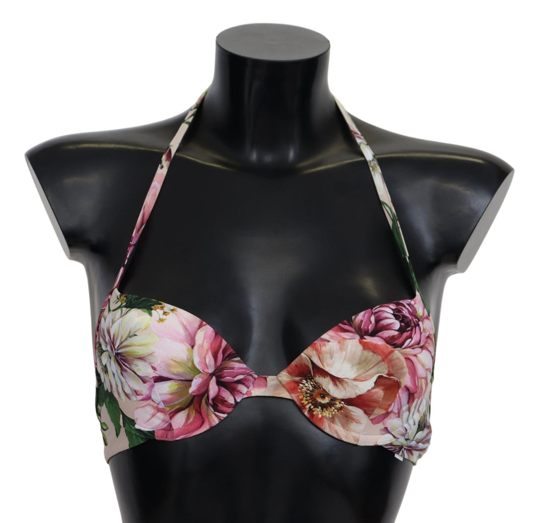 Dolce &amp; Gabbana – Elastisches Bikinioberteil „Floral Elegance“