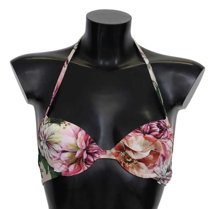 Dolce &amp; Gabbana – Elastisches Bikinioberteil „Floral Elegance“