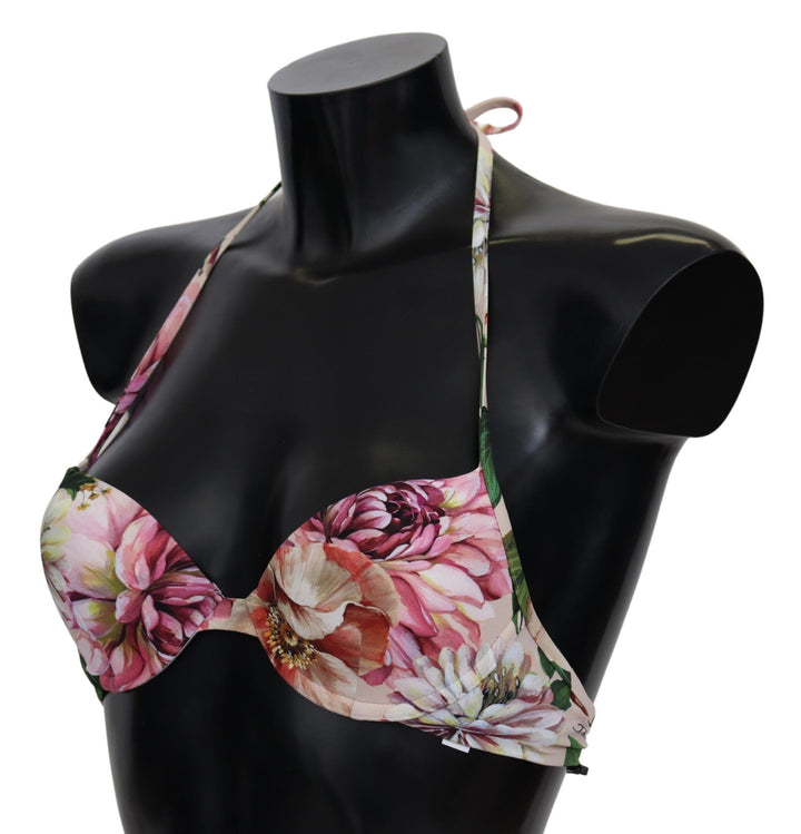 Dolce &amp; Gabbana – Elastisches Bikinioberteil „Floral Elegance“