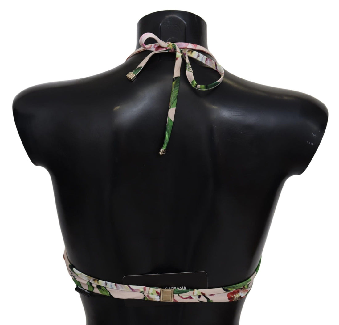 Dolce &amp; Gabbana – Elastisches Bikinioberteil „Floral Elegance“