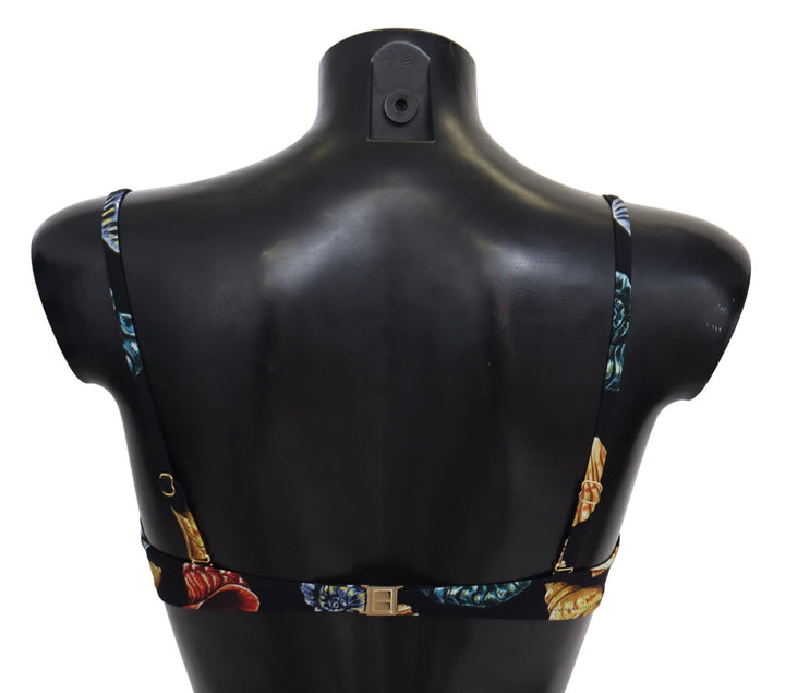 Dolce &amp; Gabbana Schickes Bikinioberteil mit Muschel-Print