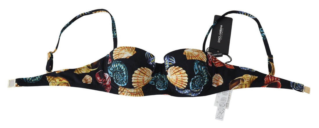 Dolce &amp; Gabbana Schickes Bikinioberteil mit Muschel-Print