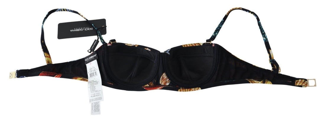 Dolce &amp; Gabbana Schickes Bikinioberteil mit Muschel-Print