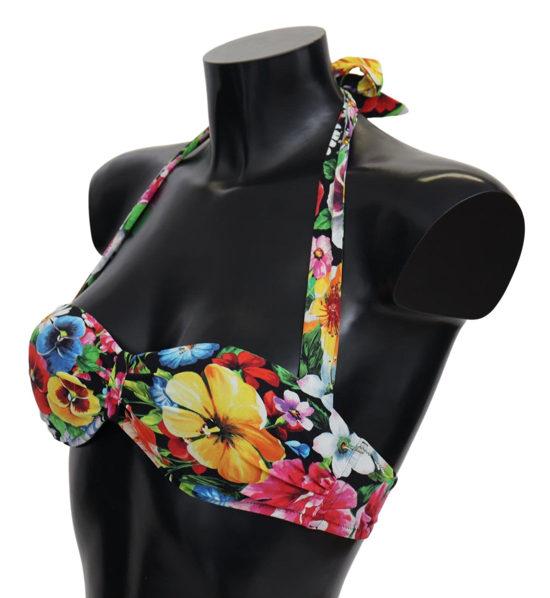 Dolce &amp; Gabbana Floral Elegance High-End-Bikinioberteil