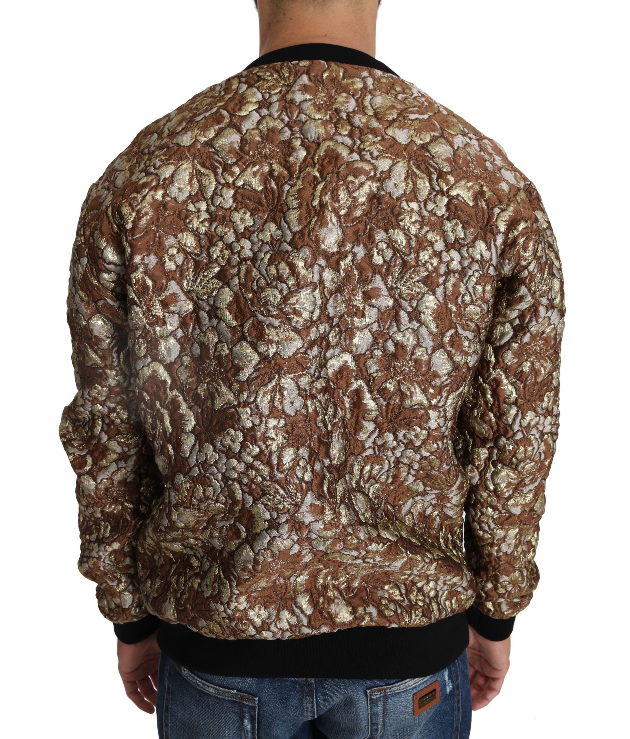 Dolce &amp; Gabbana Opulenter mehrfarbiger Rundhalspullover