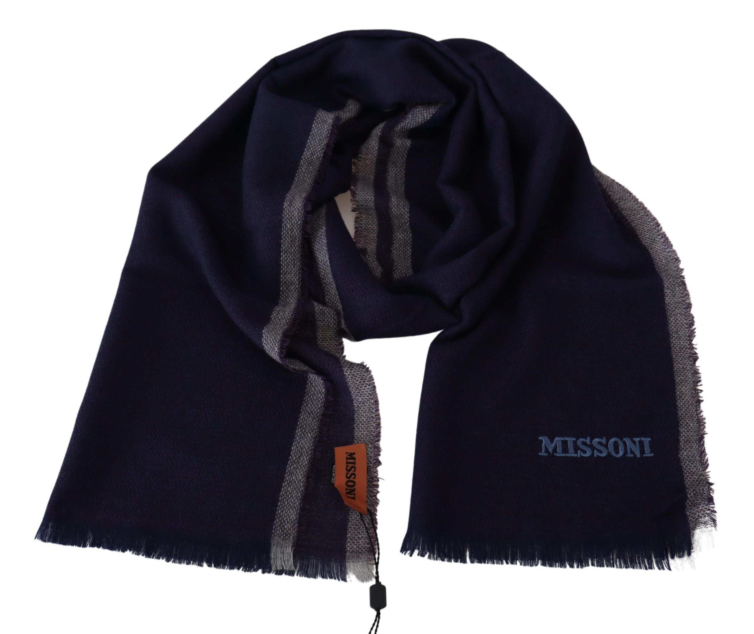 Missoni Authentic Wollschal mit Streifenmuster