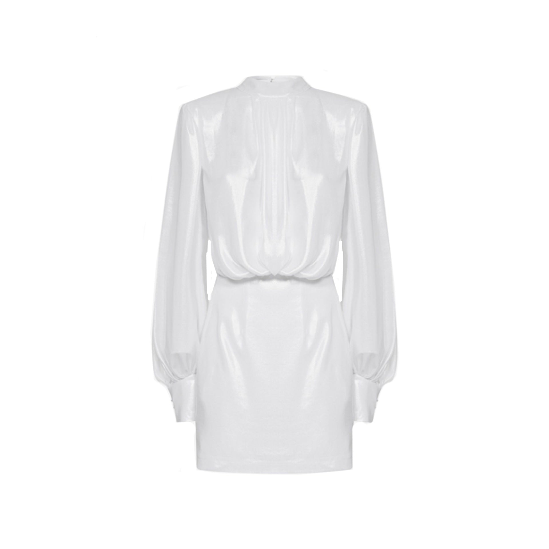 Blanca Vita Abelia Laminated Mini Dress – Siebentaschen