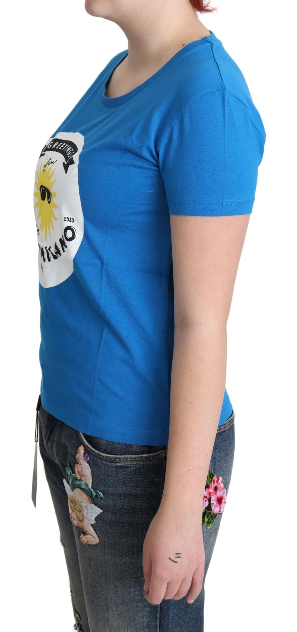 Moschino Sunny Milano Chic Rundhals-T-Shirt