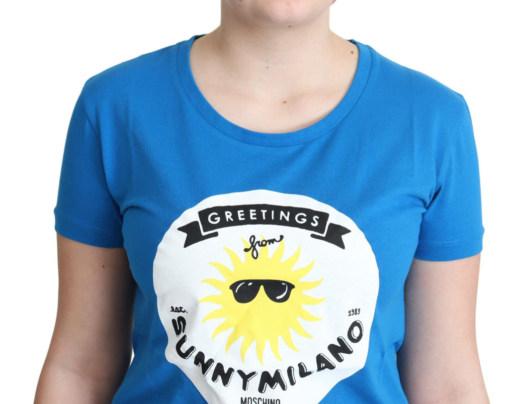 Moschino Sunny Milano Chic Rundhals-T-Shirt