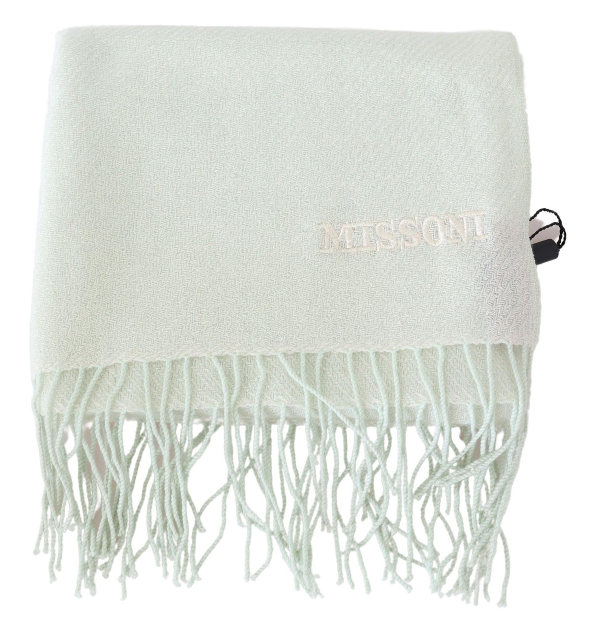 Missoni Eleganter weißer Kaschmirschal
