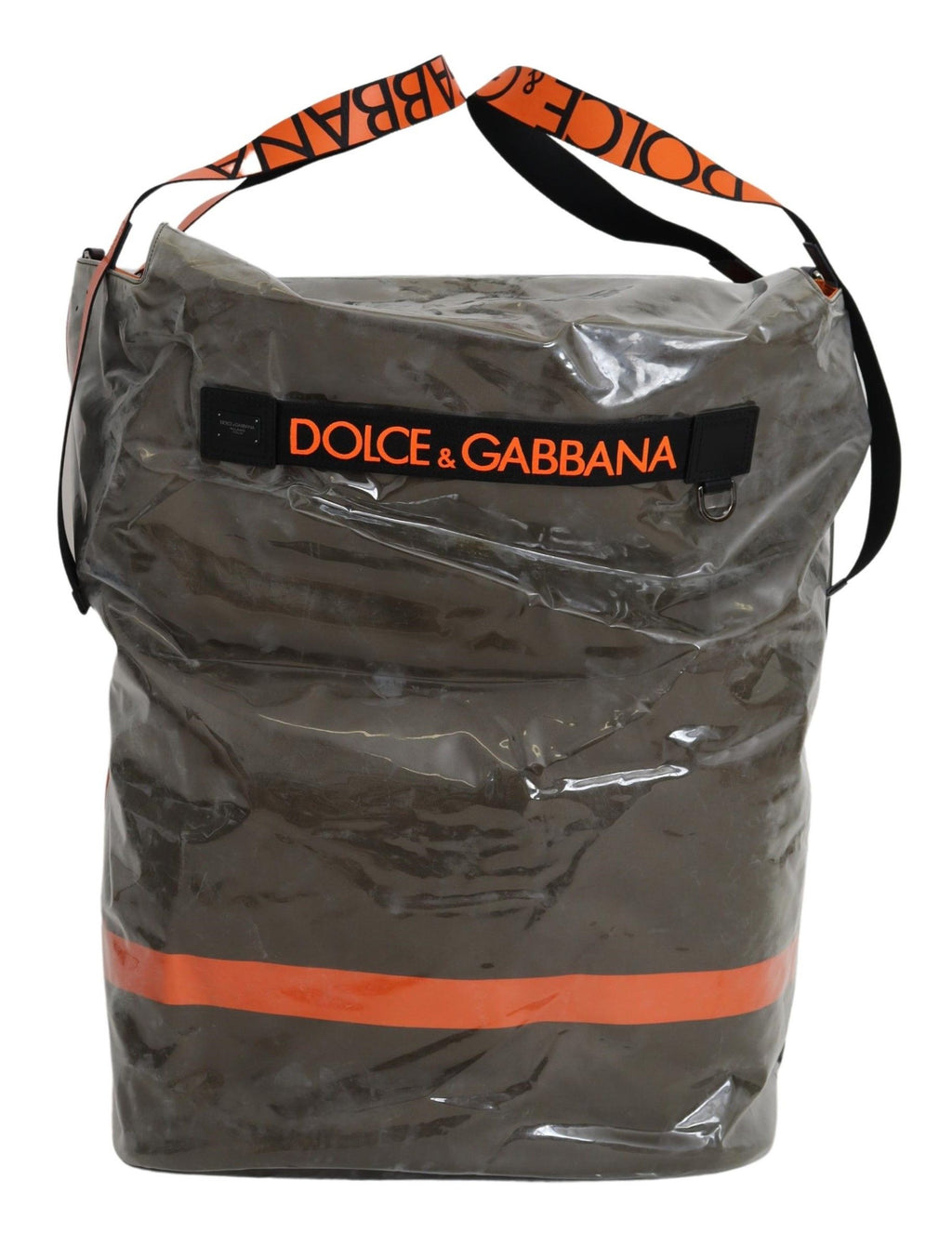 Dolce &amp; Gabbana – Prächtige, große Einkaufstasche aus grünem Stoff