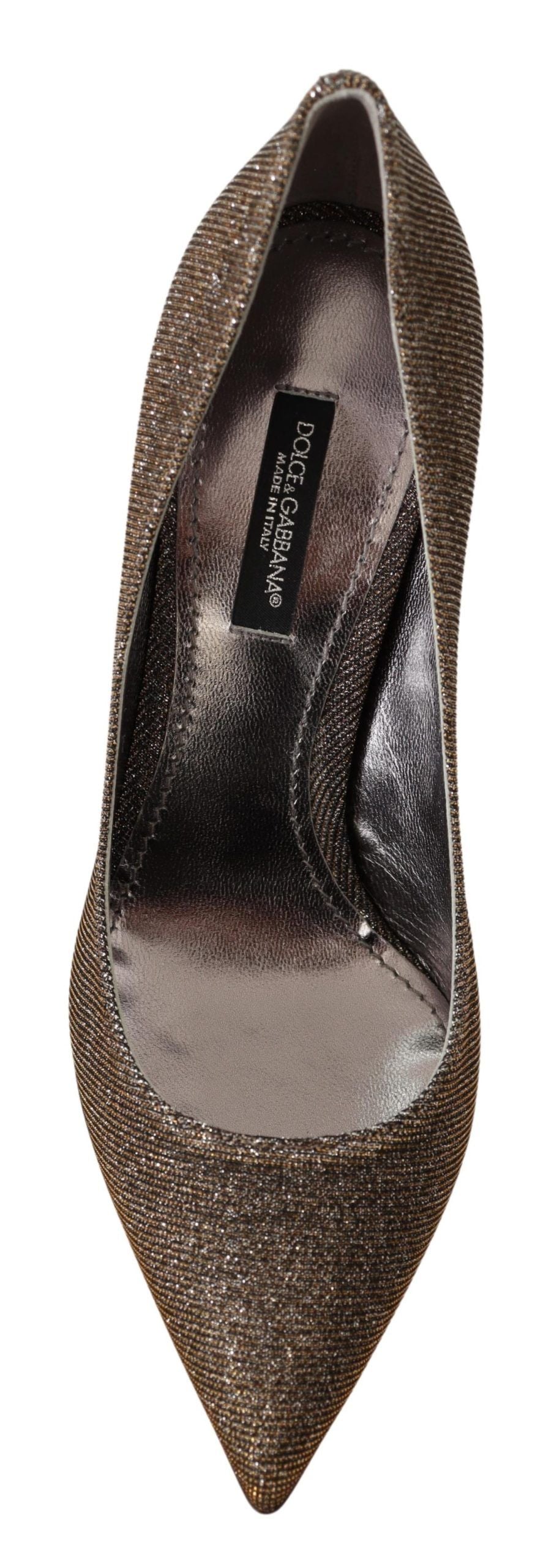 Dolce &amp; Gabbana Elegante Silber Heels Pumps Klassisch