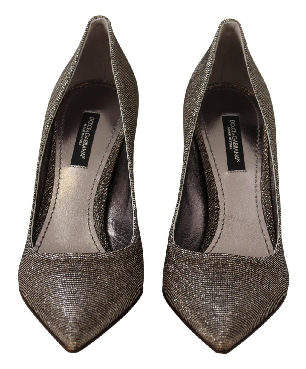 Dolce &amp; Gabbana Elegante Silber Heels Pumps Klassisch