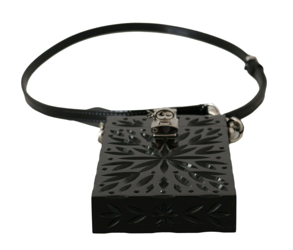 Dolce &amp; Gabbana Exquisiter Zigarettenetuihalter aus Kristall-Plexi