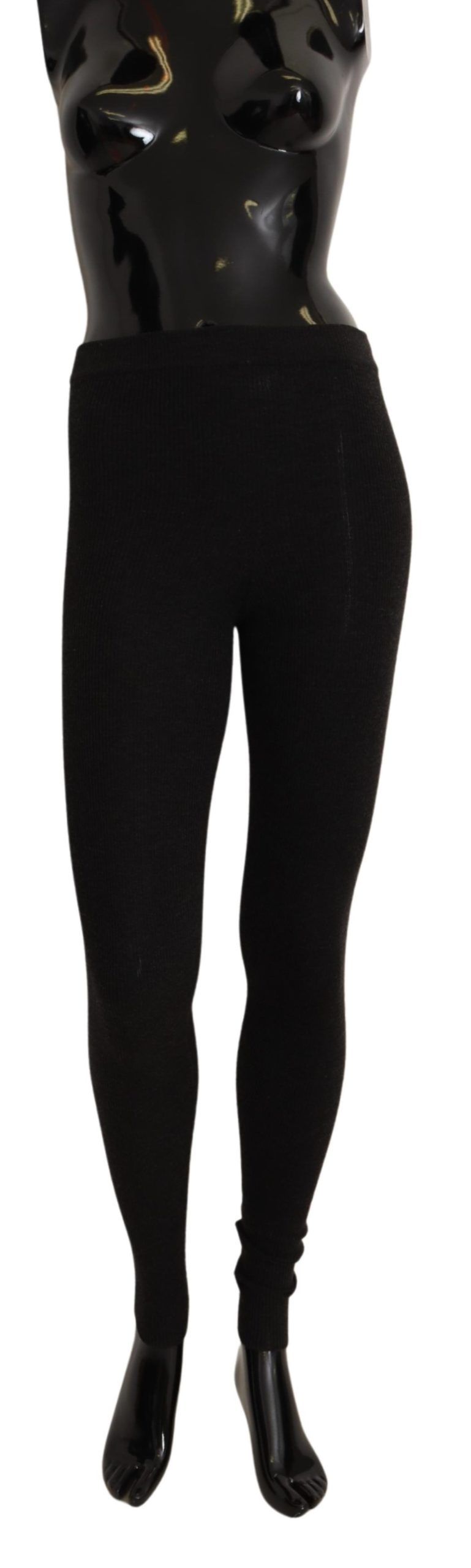 Dolce &amp; Gabbana Elegante Kaschmir-Strumpfhose in Grau | Winter Luxus