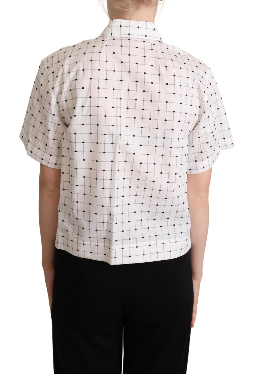 Dolce &amp; Gabbana Schickes Poloshirt mit monochromen Punkten
