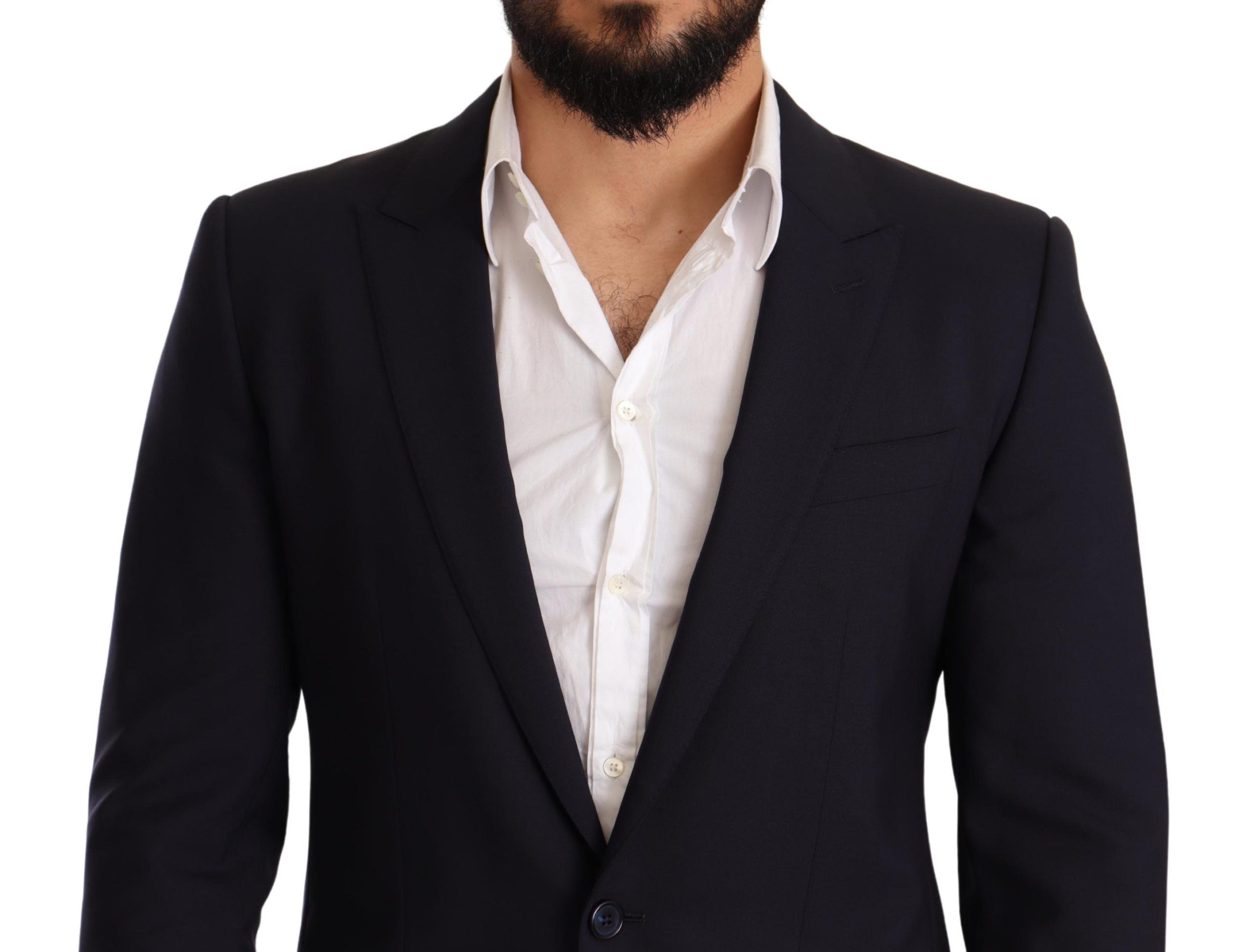Dolce &amp; Gabbana Eleganter Marineblauer Martini-Blazer von Renens Tailors