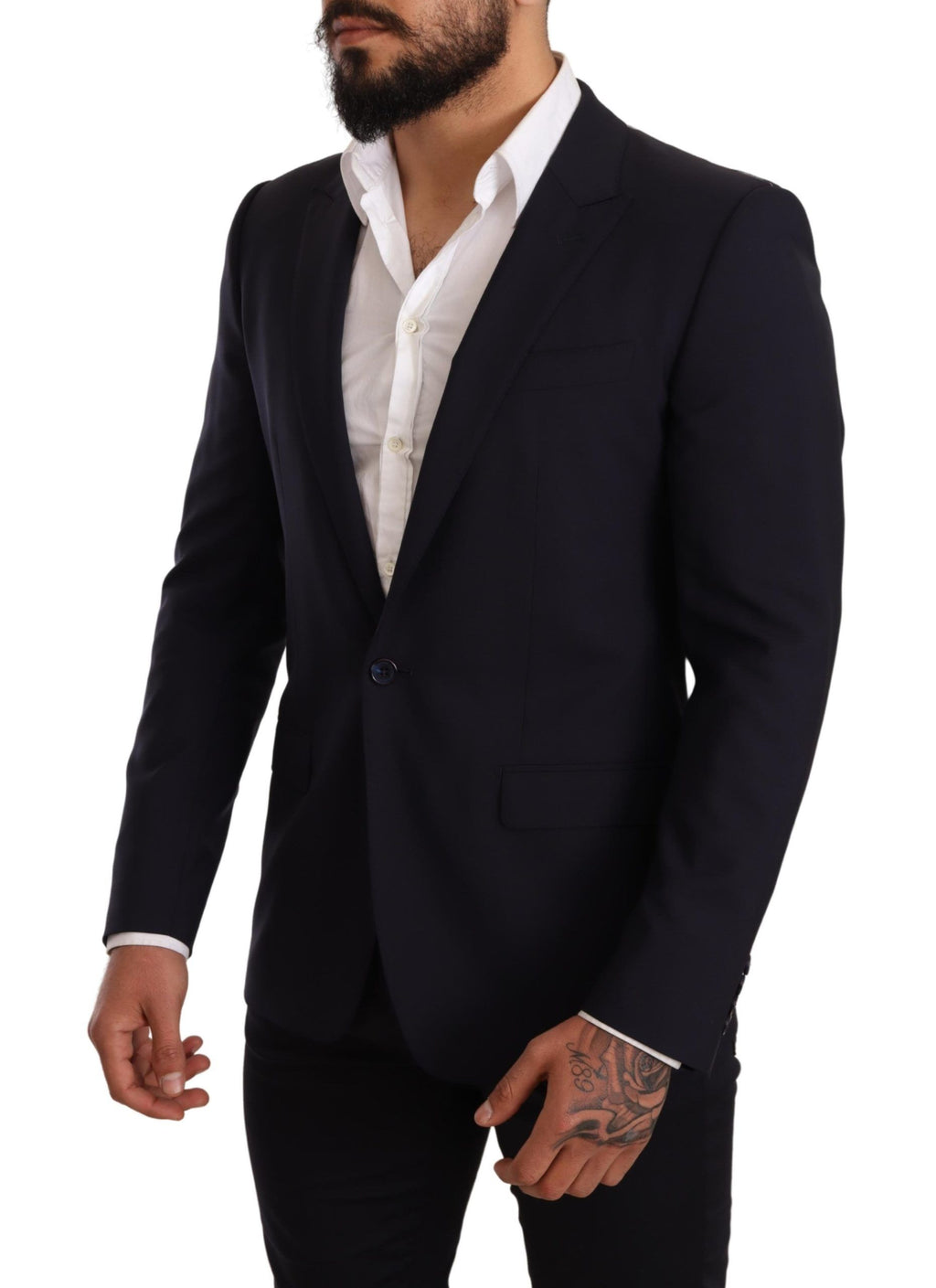 Dolce &amp; Gabbana Eleganter Marineblauer Martini-Blazer von Renens Tailors