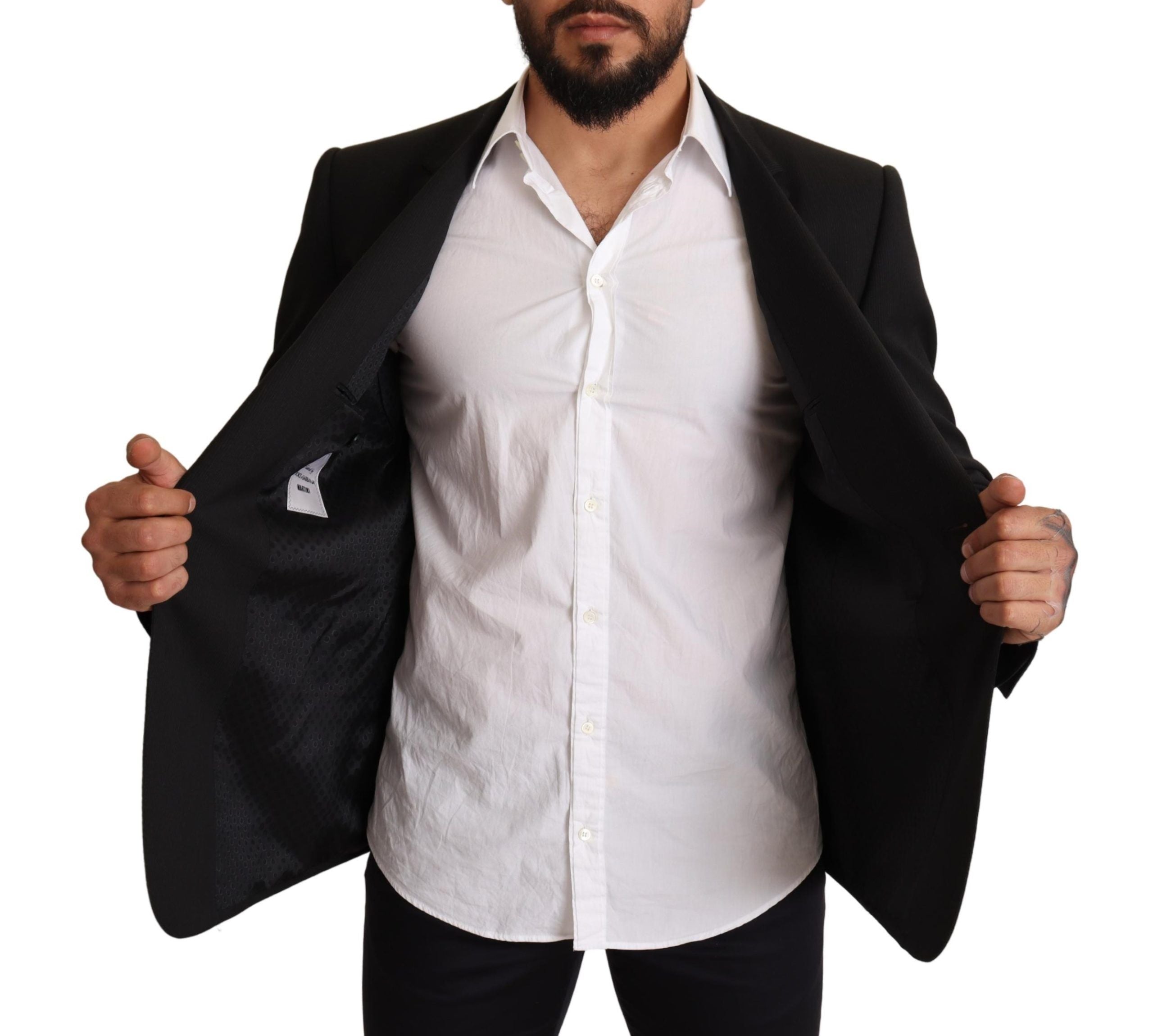 Dolce &amp; Gabbana Elegante Slim Fit Martini-Blazerjacke