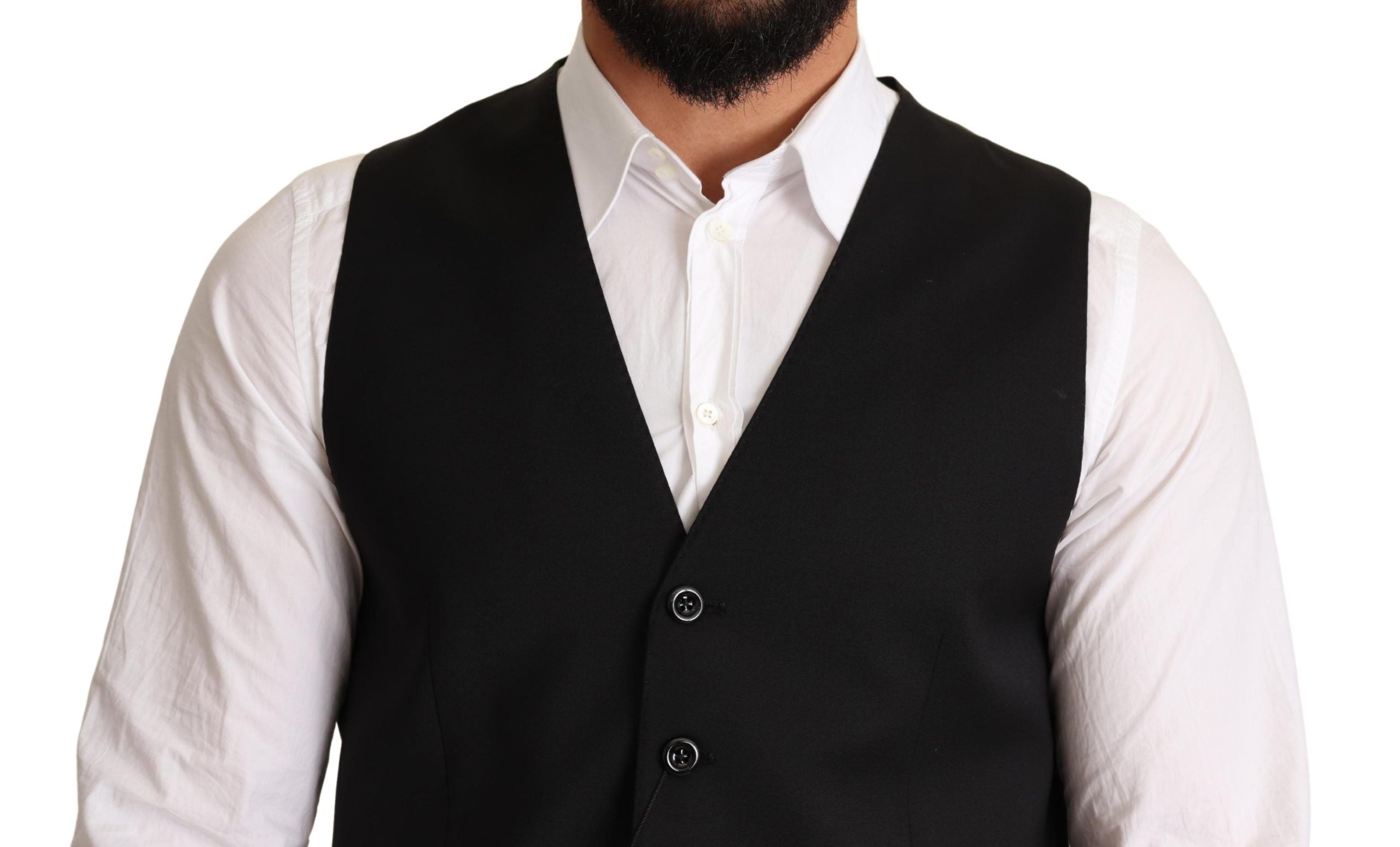 Dolce &amp; Gabbana – Elegante schwarze Weste für formelle Anlässe
