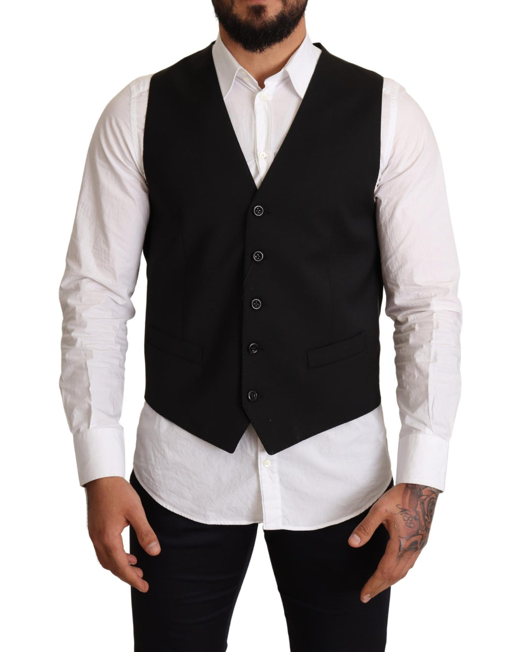 Dolce &amp; Gabbana – Elegante schwarze Weste für formelle Anlässe
