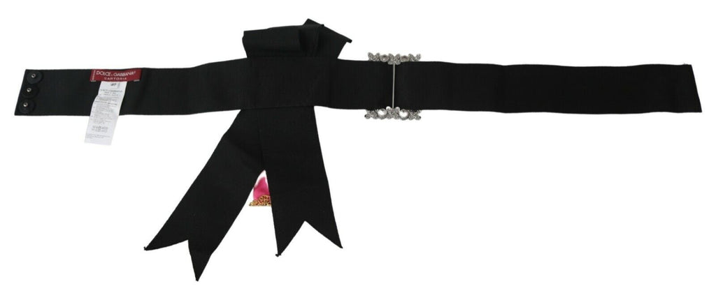 Dolce &amp; Gabbana Eleganter Taillengürtel mit Blumenmuster und Kristallen