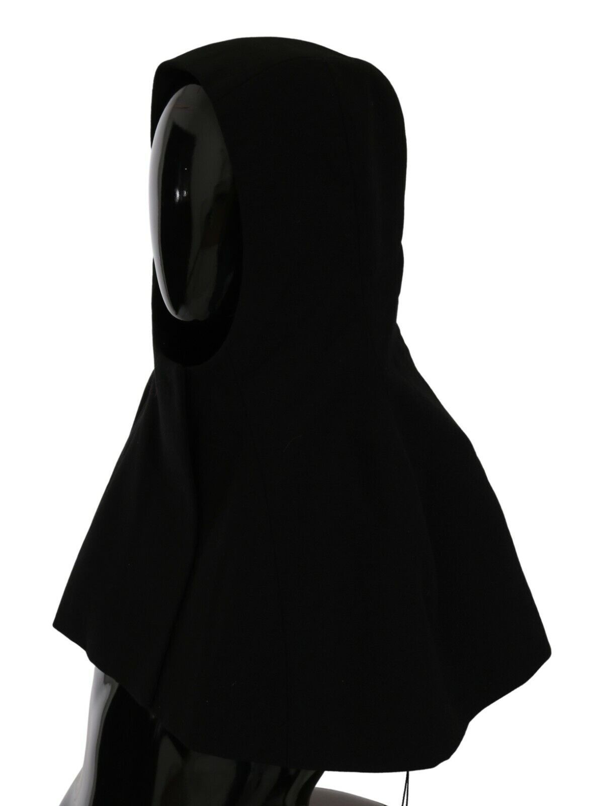 Dolce &amp; Gabbana – Eleganter schwarzer Kapuzenschal