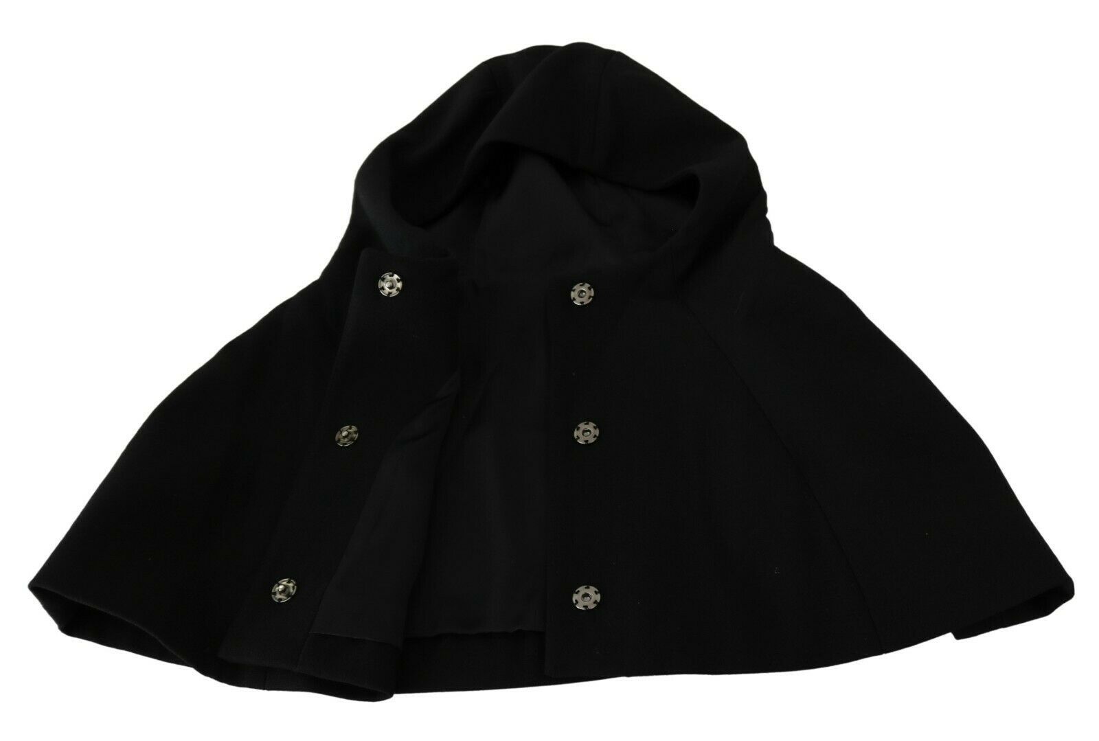 Dolce &amp; Gabbana – Eleganter schwarzer Kapuzenschal