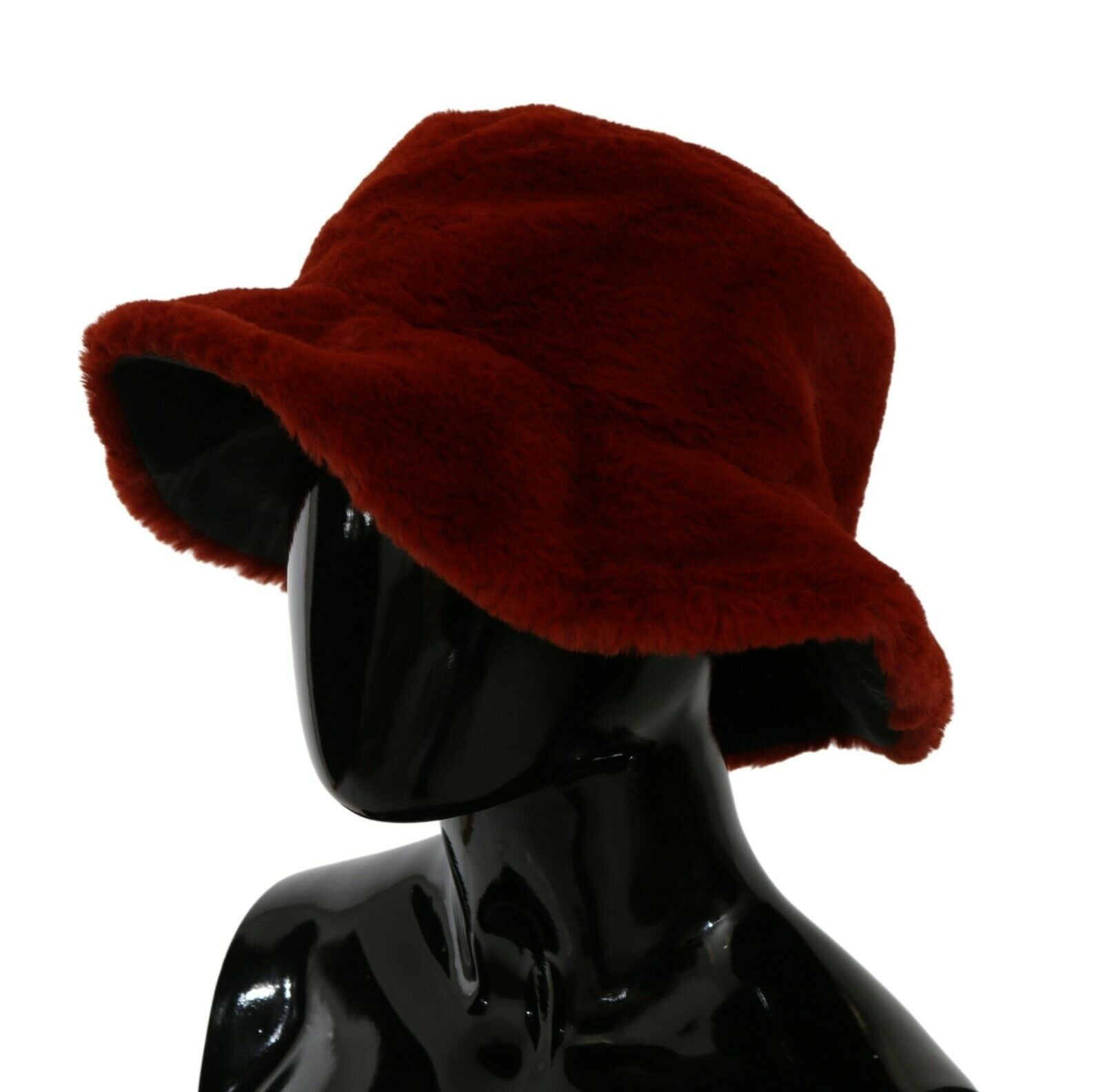 Dolce &amp; Gabbana – Elegante rote Bucket Cap mit Logo-Details