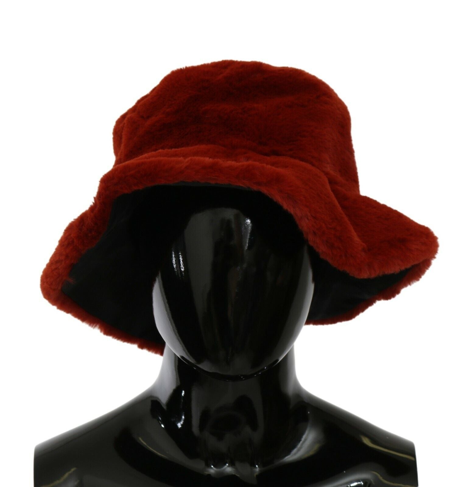 Dolce &amp; Gabbana – Elegante rote Bucket Cap mit Logo-Details