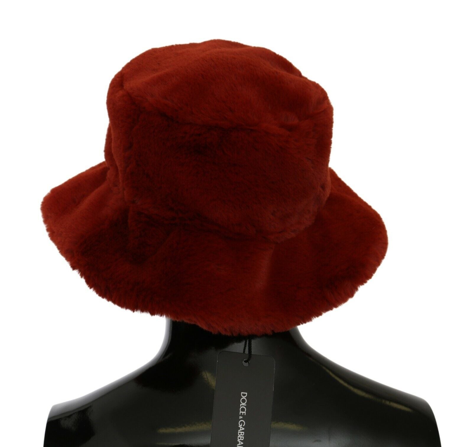 Dolce &amp; Gabbana – Elegante rote Bucket Cap mit Logo-Details