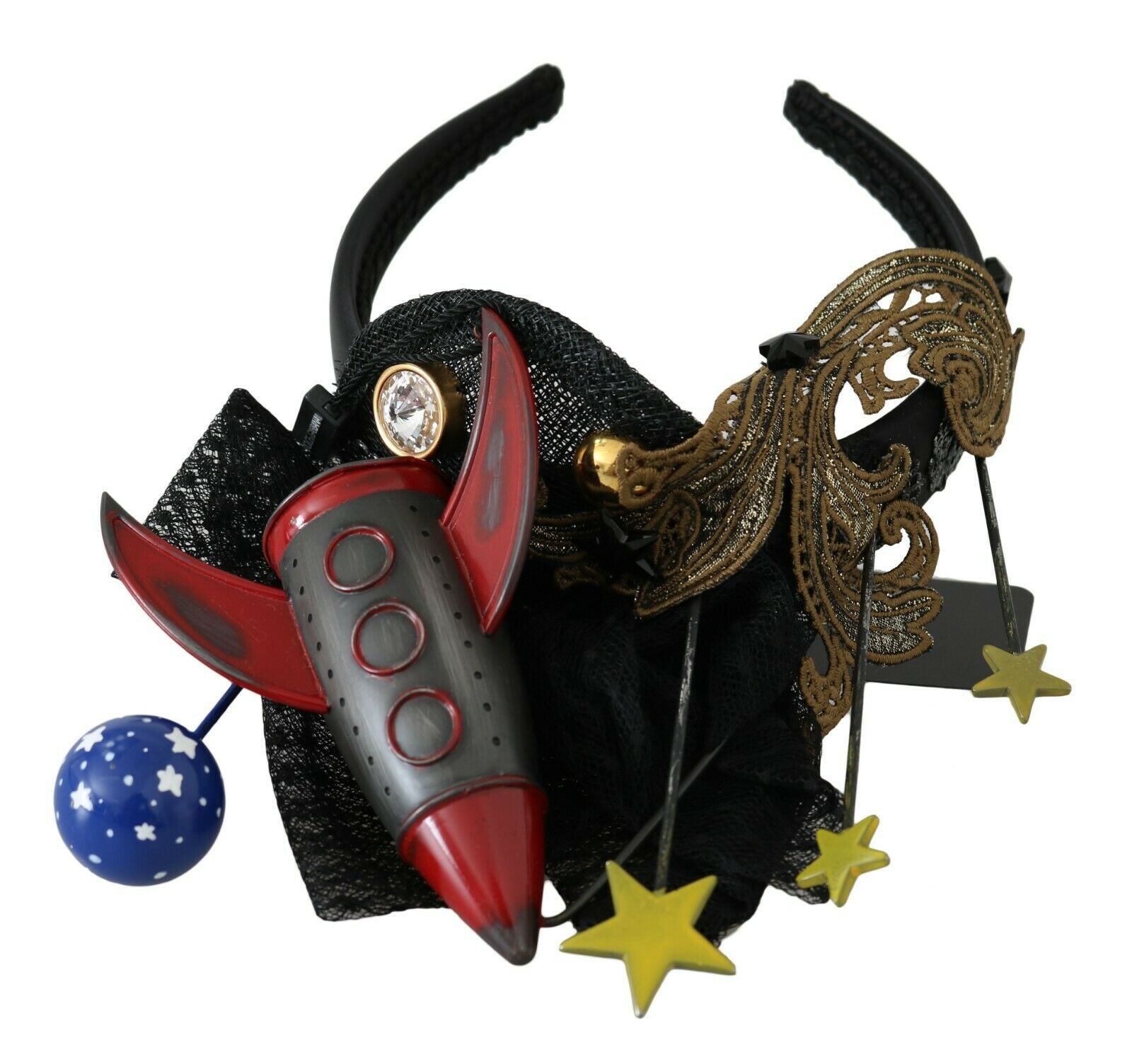 Dolce &amp; Gabbana Starry Night Juwelenfarbenes Stirnband-Diadem