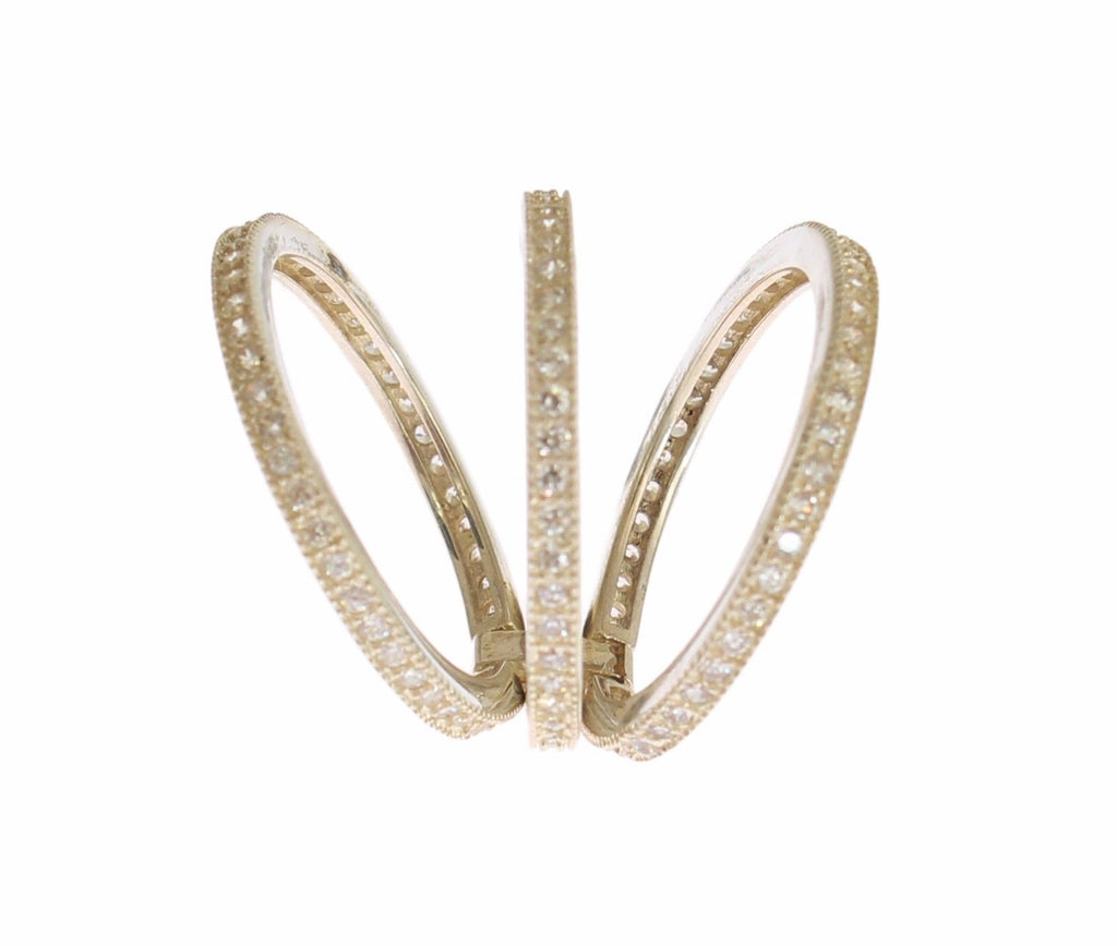 Nialaya – Schillernder Ring aus Sterlingsilber mit Zirkonia-Kristallen