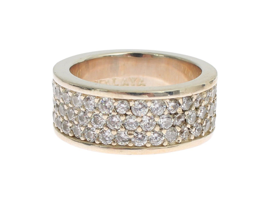 Nialaya – Glamouröser Ring aus Silber mit Zirkonia-Kristallen