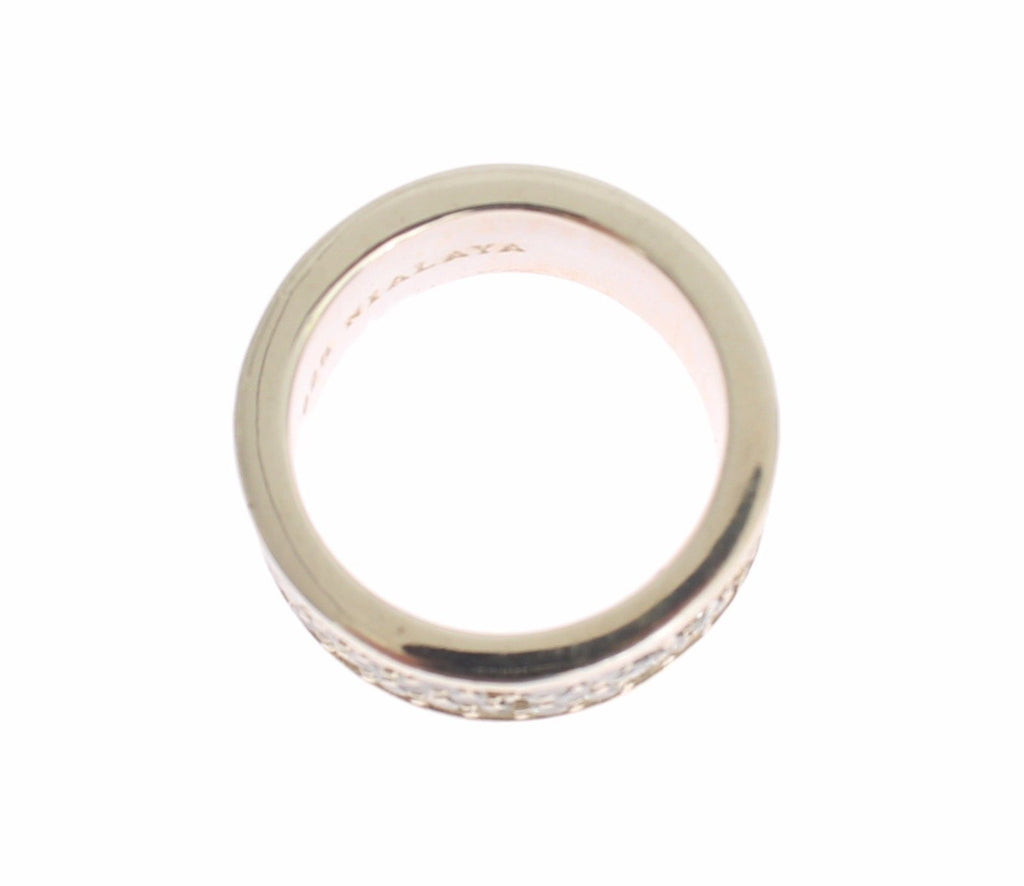 Nialaya – Glamouröser Ring aus Silber mit Zirkonia-Kristallen
