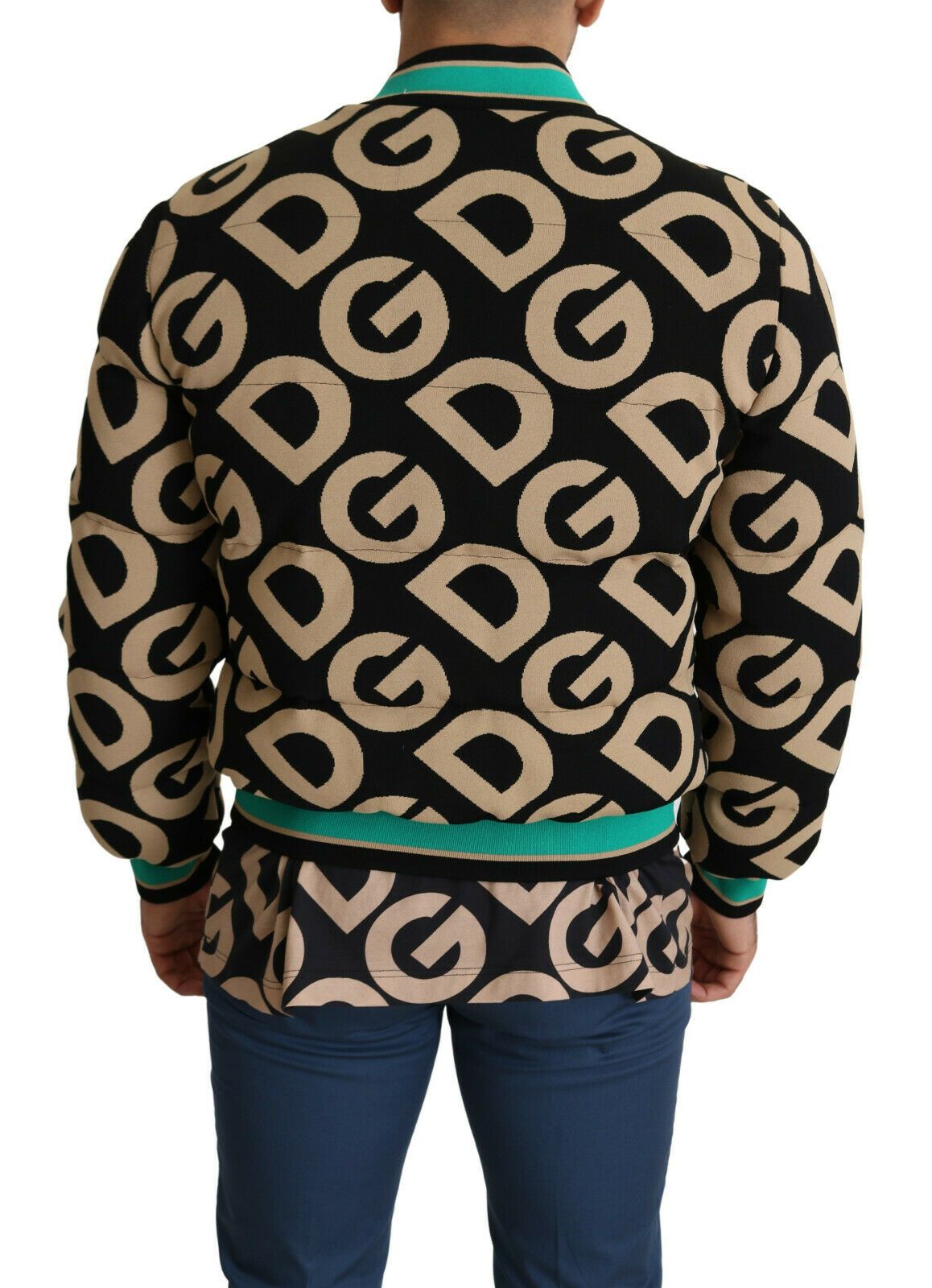 Dolce &amp; Gabbana – Ikonische Bomberjacke mit Aufdruck – Exquisites Design