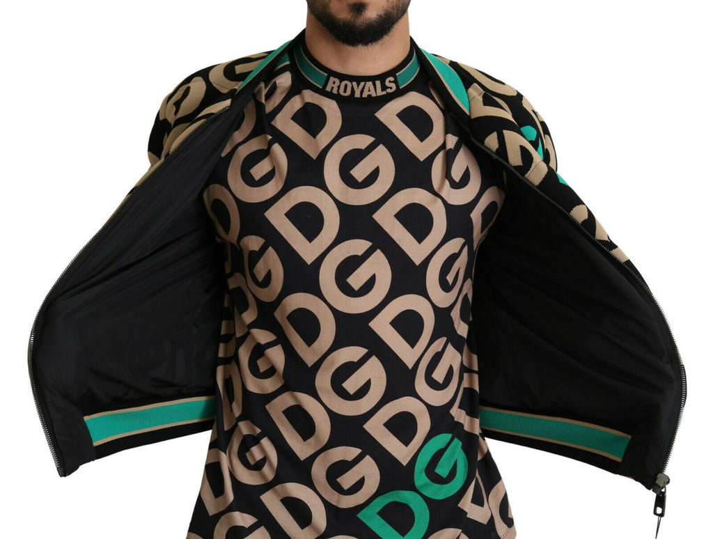 Dolce &amp; Gabbana – Ikonische Bomberjacke mit Aufdruck – Exquisites Design