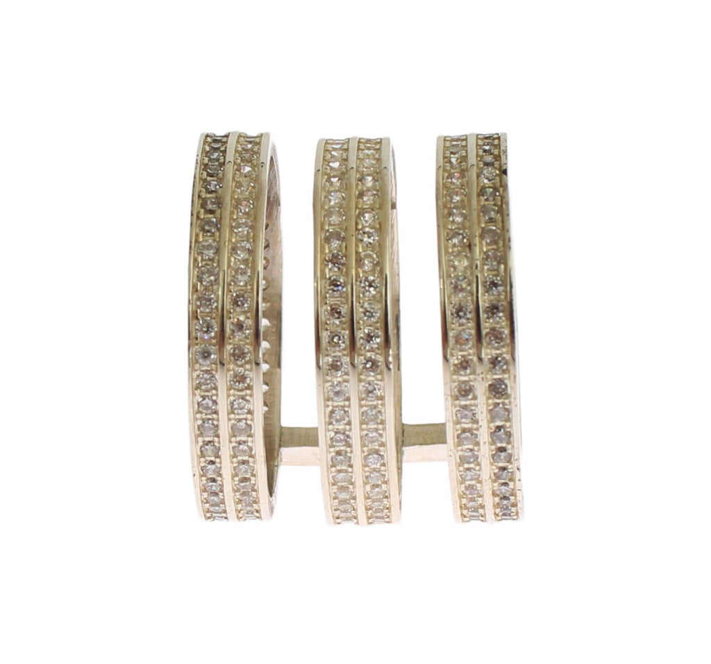 Nialaya – Statement-Ring aus Silber mit Kristallen
