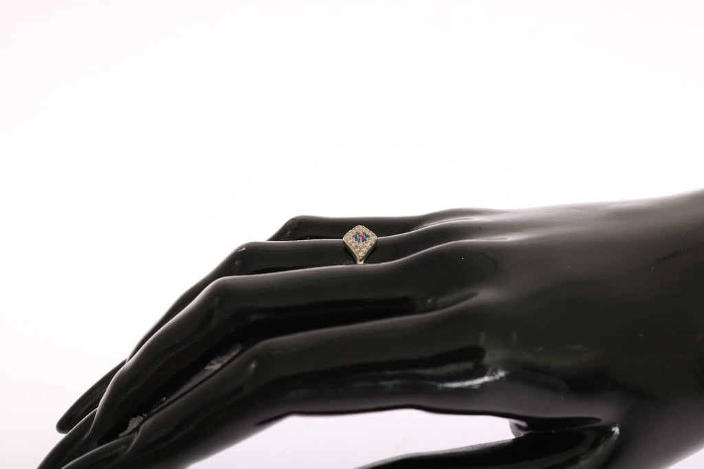 Nialaya Eleganter Silberring mit Zirkonia-Kristallen