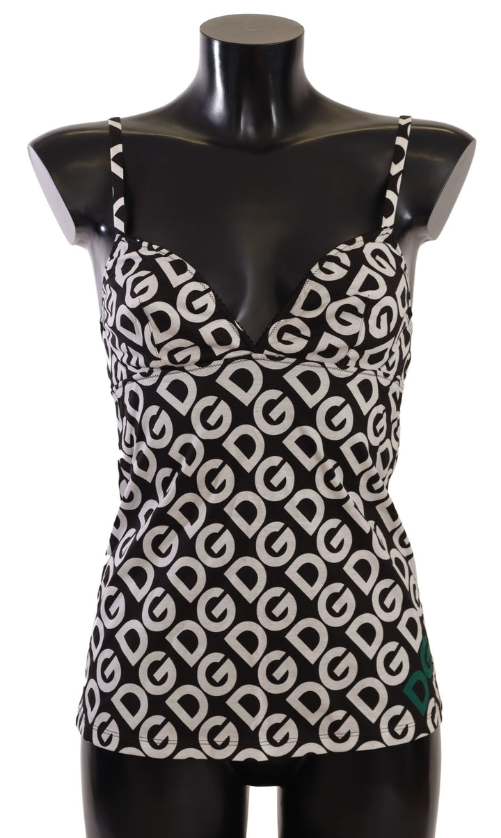 Dolce &amp; Gabbana – Schickes Camisole-Tanktop mit Logo-Print