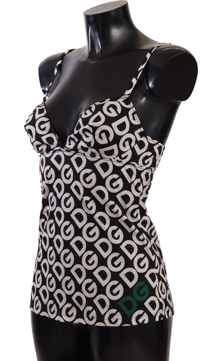 Dolce &amp; Gabbana – Schickes Camisole-Tanktop mit Logo-Print