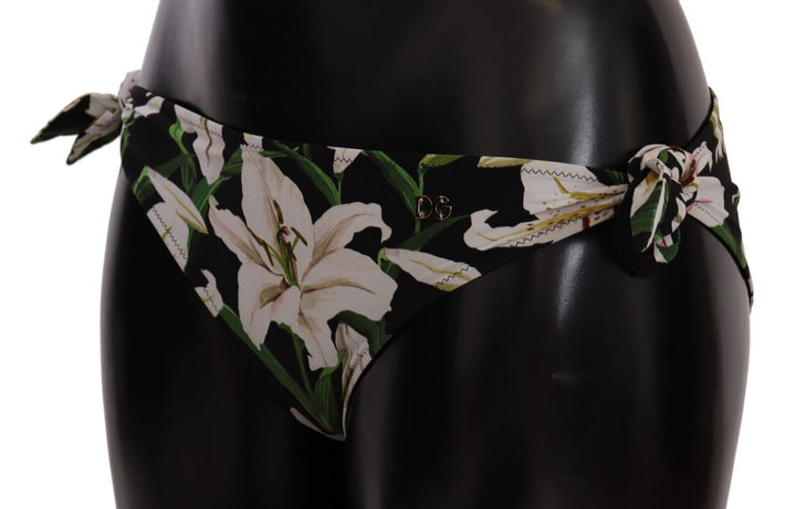 Dolce &amp; Gabbana Elegantes Bikinihöschen mit Lilien-Print