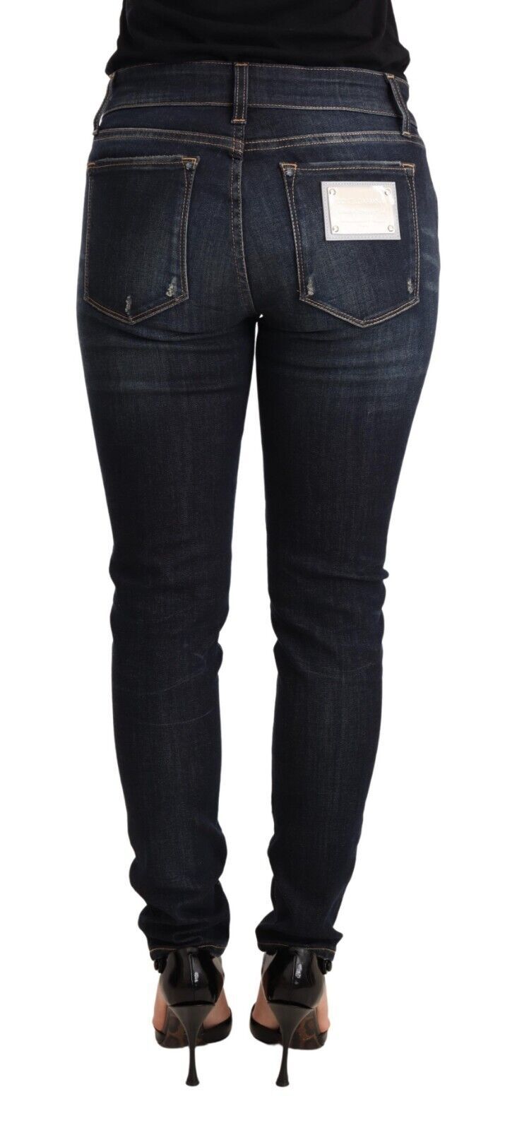 Dolce &amp; Gabbana Schicke, blaue Slim-Skinny-Jeans