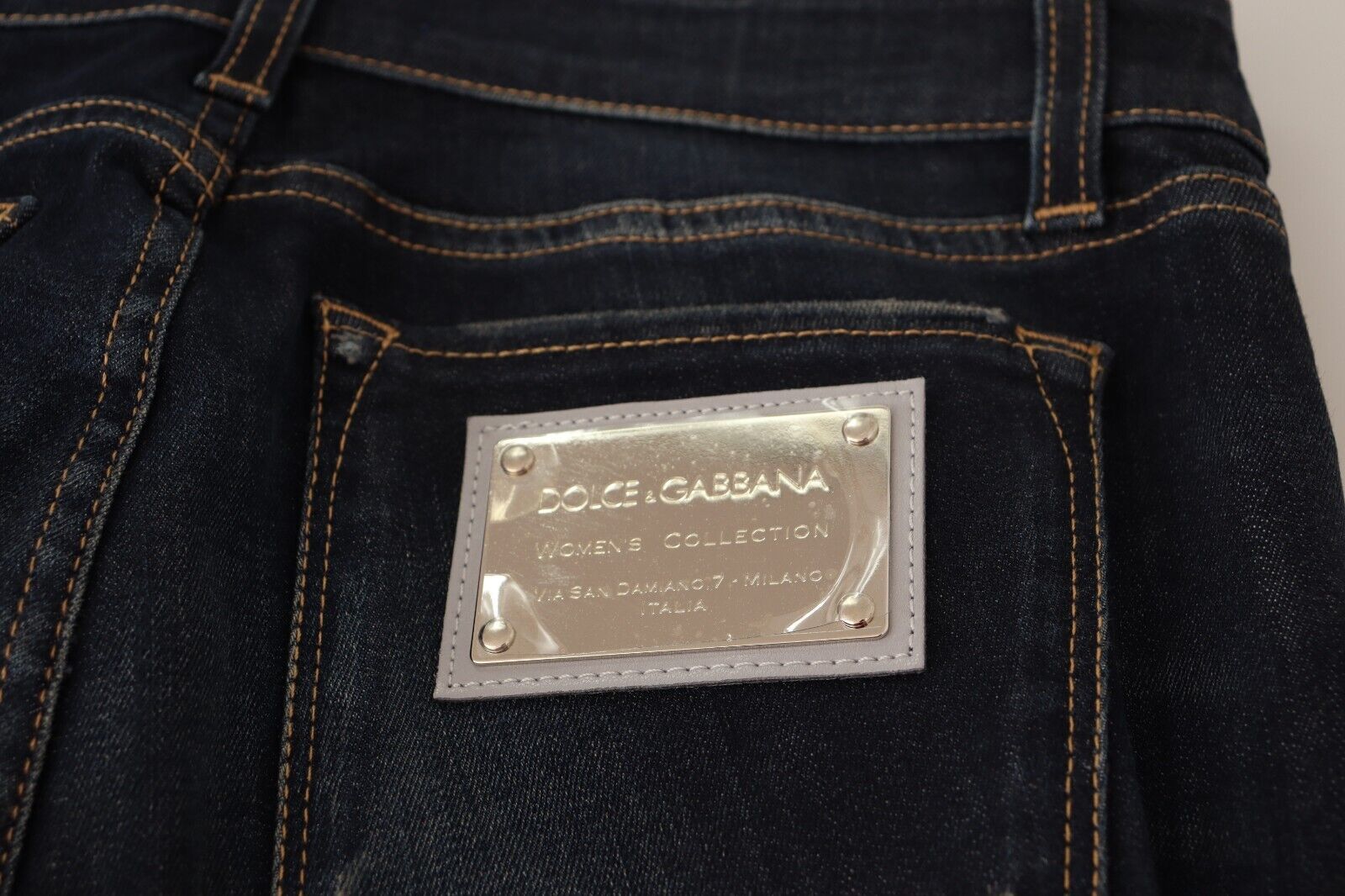 Dolce &amp; Gabbana Schicke, blaue Slim-Skinny-Jeans